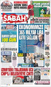 Portada de Sabah (Turqu&iacute;a)