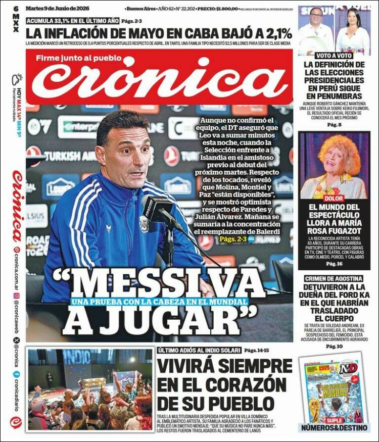 Portada de La Voz del Chaco (Argentine)