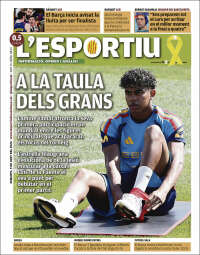 Portada de L'Esportiu (Espagne)