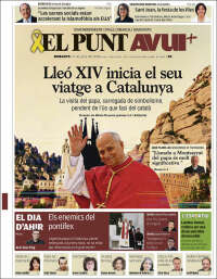 Portada de El Punt Avui (Espa&ntilde;a)