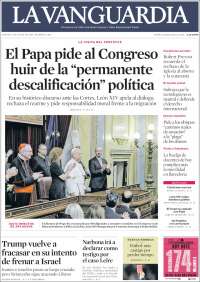 Portada de La Vanguardia (Espa&ntilde;a)