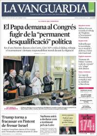 Portada de La Vanguardia (Espa&ntilde;a)