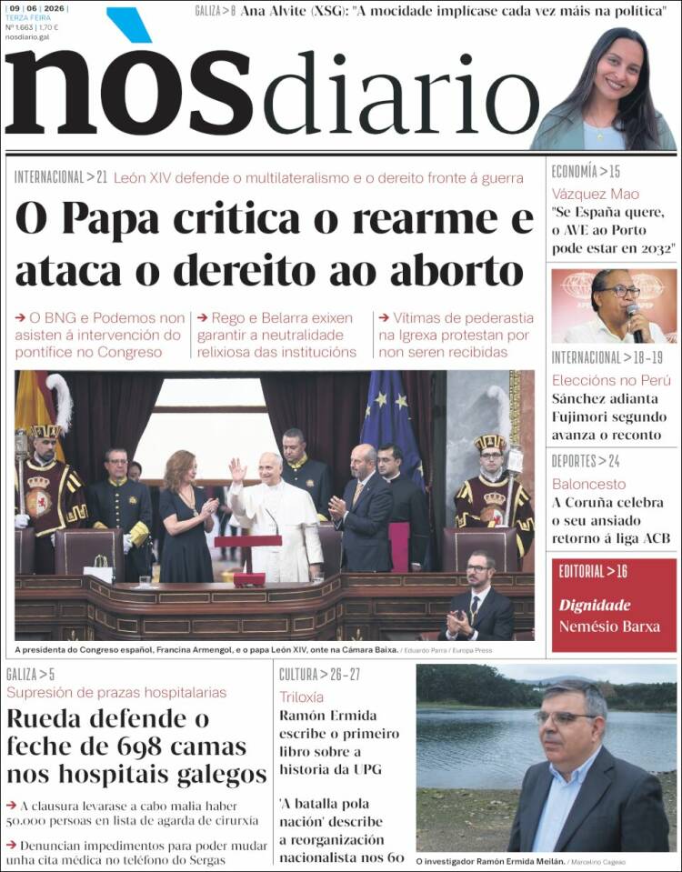 Portada de Nòs Diario (Spain)
