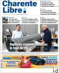 Portada de Charente Libre (France)