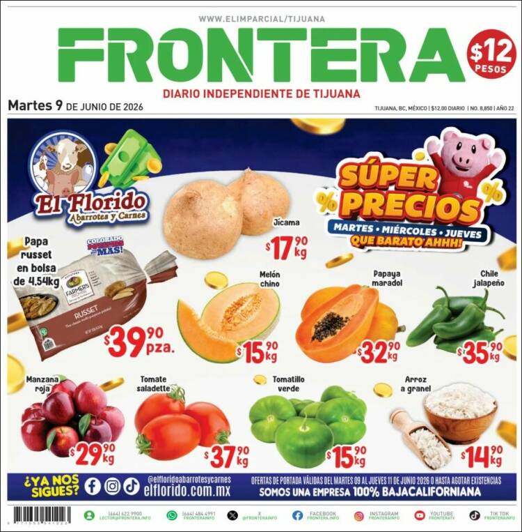 Portada de Frontera (Mexique)