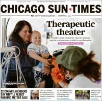 Portada de Chicago Sun-Times (&Eacute;tats-Unis)