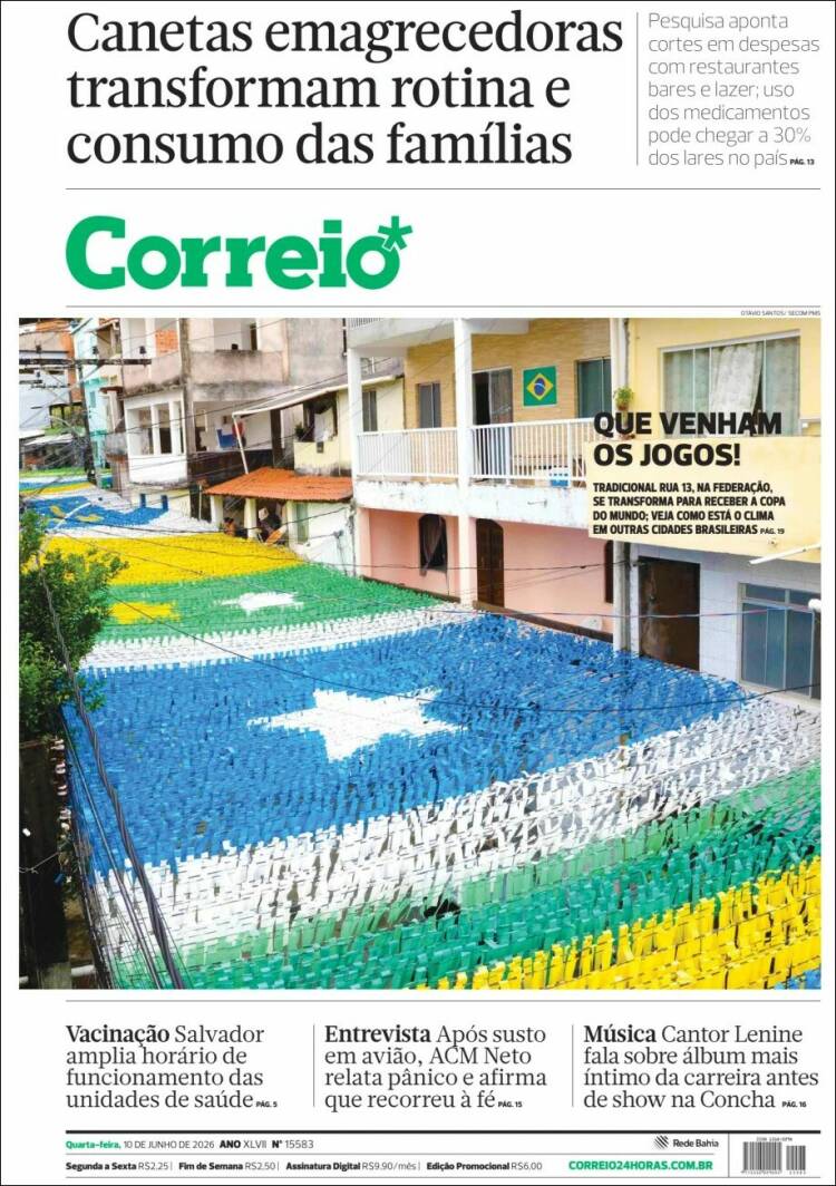 Portada de Correio* (Brasil)