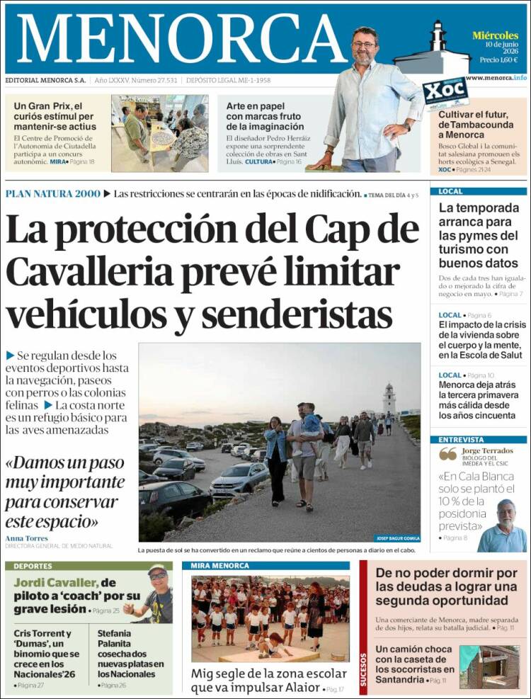 Portada de Menorca - Diario Insular (Espa&ntilde;a)