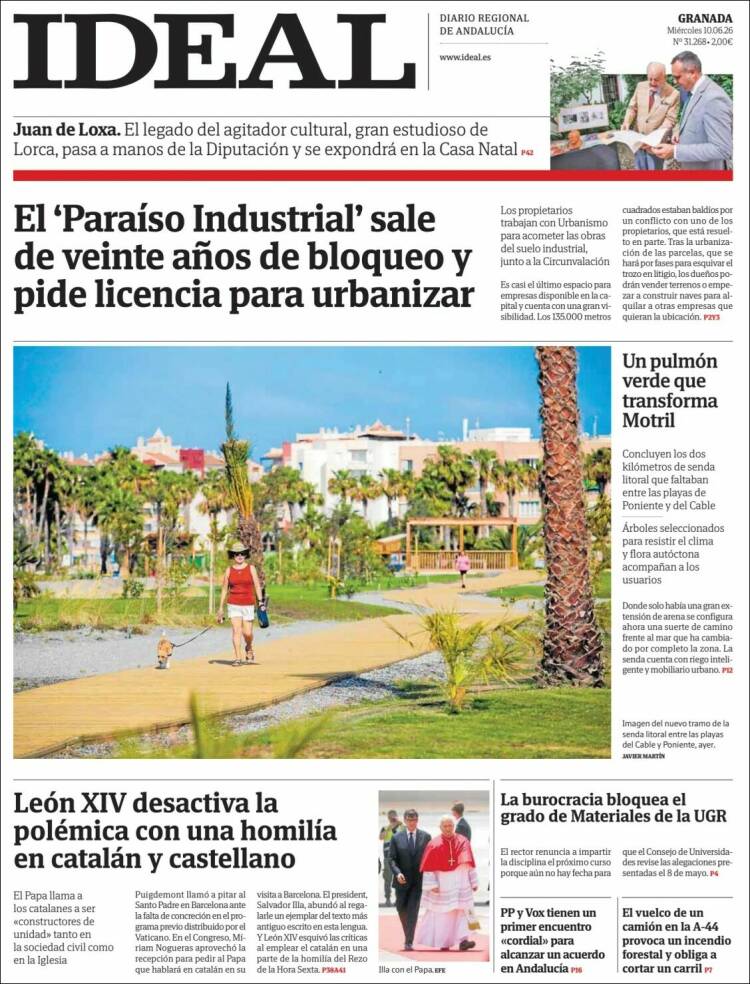 Portada de Ideal (Espa&ntilde;a)