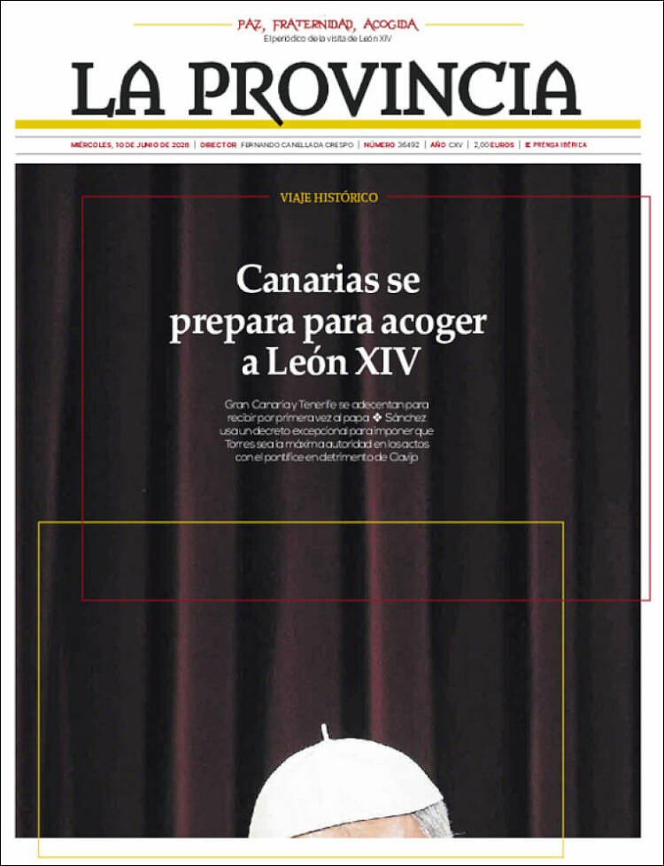 Portada de La Provincia (Espa&ntilde;a)