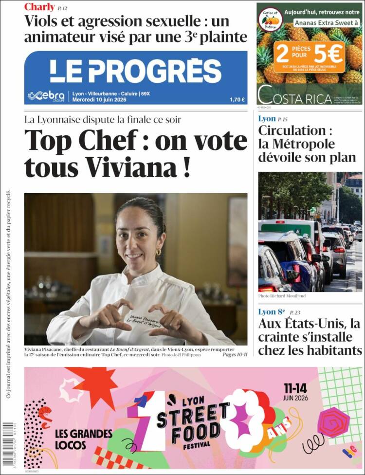 Portada de Progres de Fecamp (Francia)