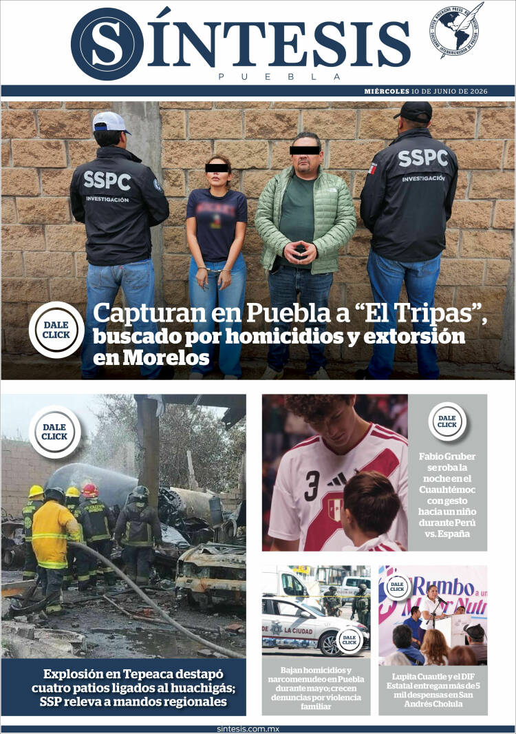 Portada de Síntesis - Puebla (M&eacute;xico)