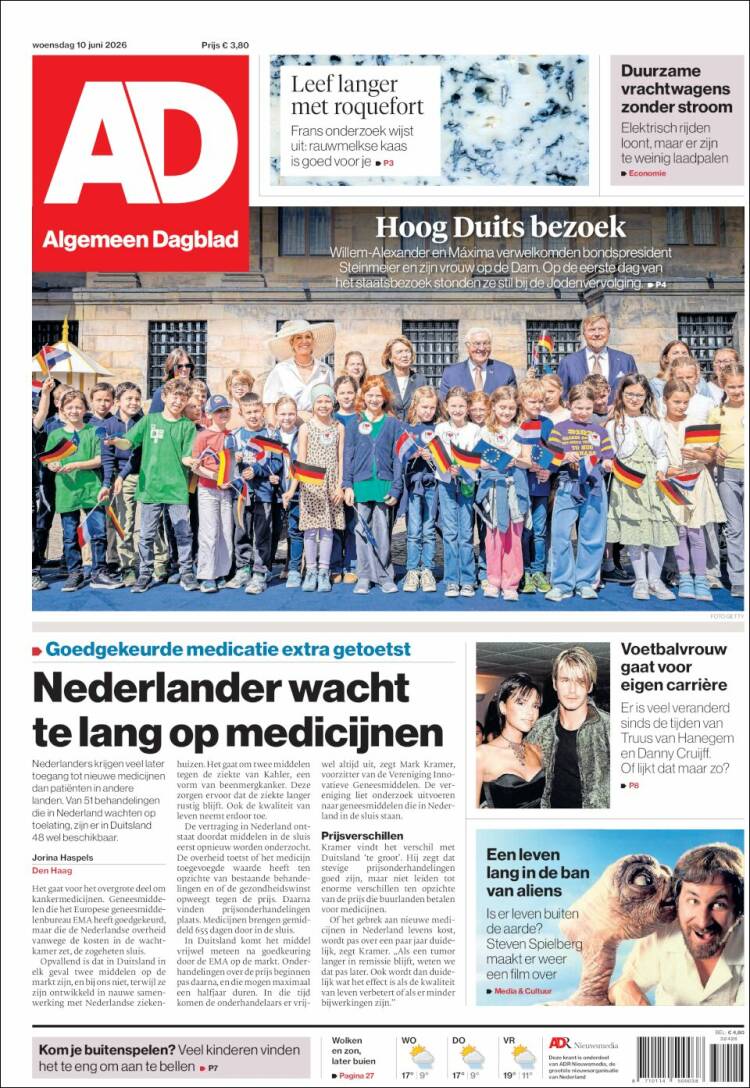 Portada de AD (Pa&iacute;ses Bajos)