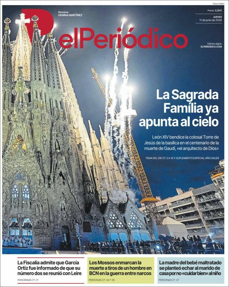 Portada de El Periódico (Espa&ntilde;a)