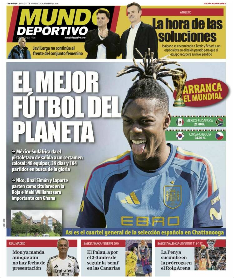 Portada de Mundo Deportivo Bizkaia (Espa&ntilde;a)