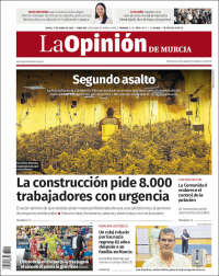 Portada de La Opinión de Murcia (Espa&ntilde;a)