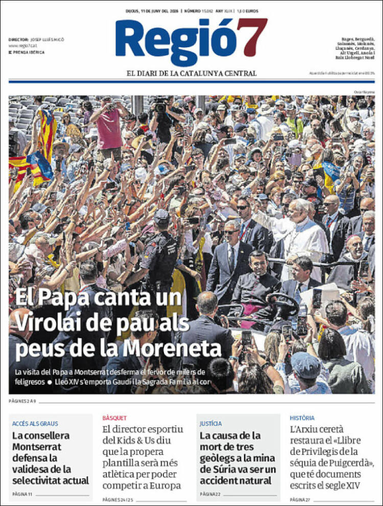 Portada de Regio7 (Espa&ntilde;a)