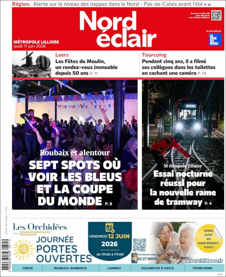 Portada de Nord Éclair (Francia)