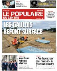 Portada de Le Populaire du Centre (Francia)