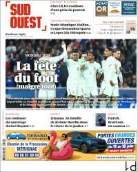 Portada de Sud Ouest (Francia)