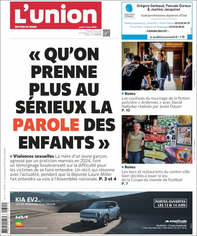 Portada de L'Union (Francia)