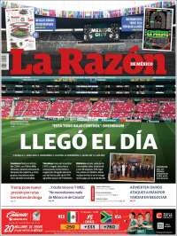 Portada de La Razón (M&eacute;xico)