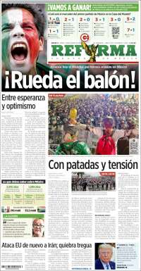 Portada de Reforma (M&eacute;xico)