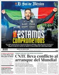 Portada de El Sol de México (M&eacute;xico)