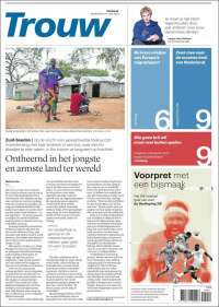 Portada de Trouw (Pa&iacute;ses Bajos)