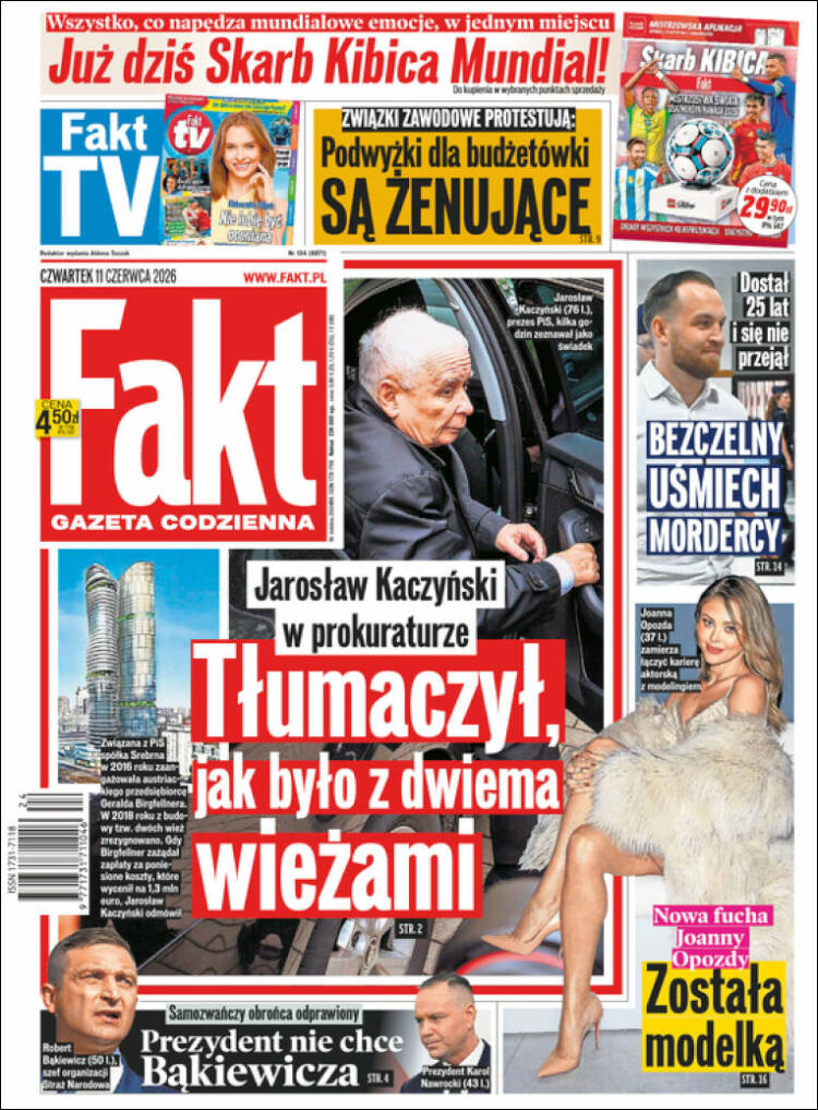 Portada de Fakt (Polonia)