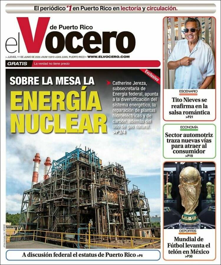 Portada de Vocero (Puerto Rico)