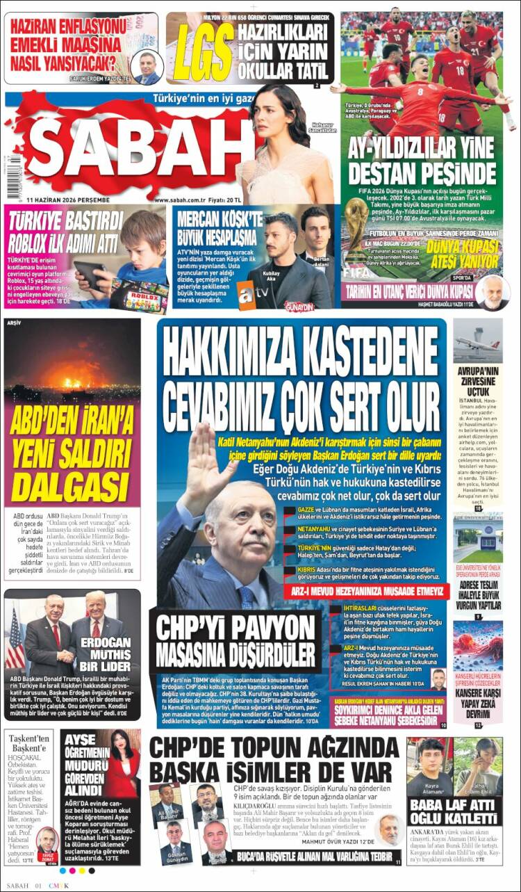 Portada de Sabah (Turqu&iacute;a)