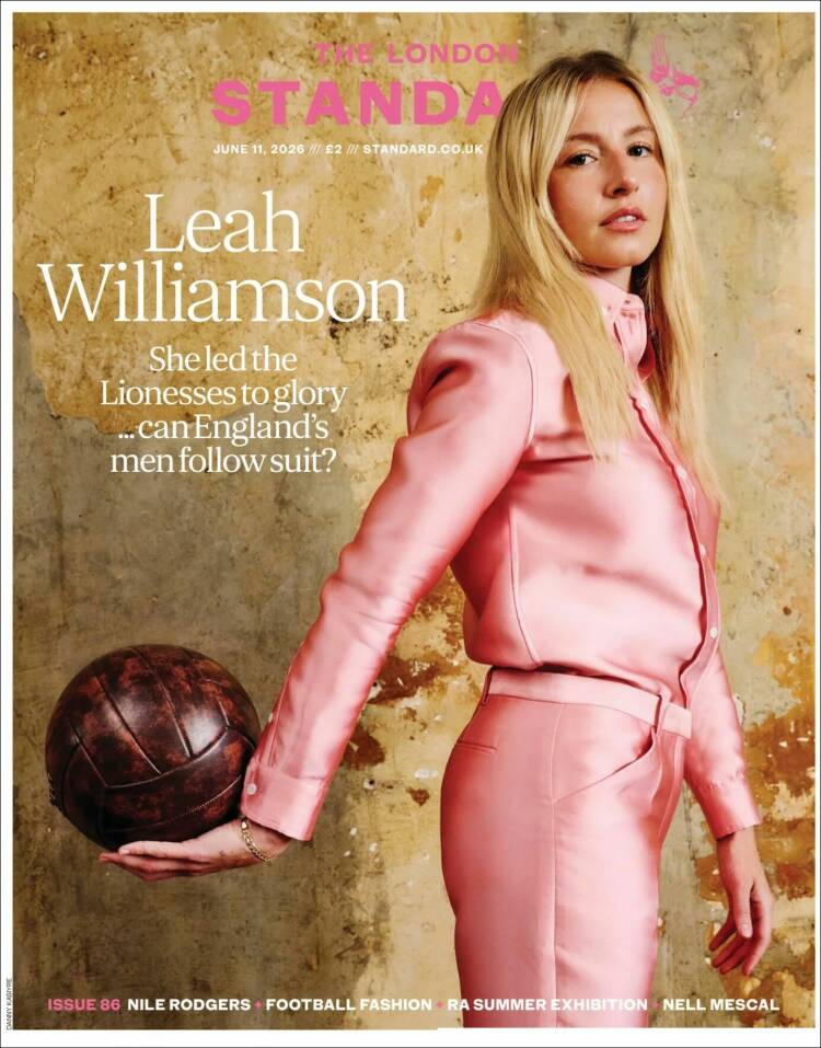 Portada de Evening Standard (Reino Unido)