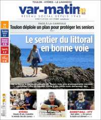Portada de Var-Matin (France)