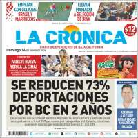 Portada de La Crónica de Baja California (Mexico)