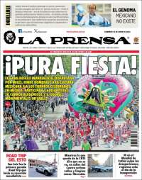 Portada de La Prensa (Mexico)