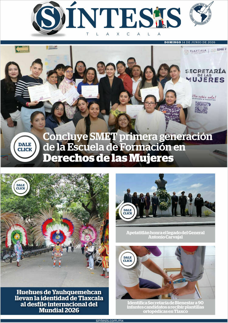 Portada de Síntesis de Tlaxcala (Mexico)