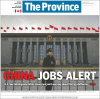 Portada de The Province (Canad&aacute;)