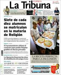 Portada de La Tribuna de Cuenca (Spain)