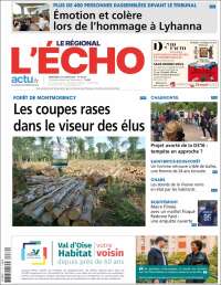 Portada de L'Echo de la Haute-Vienne (France)