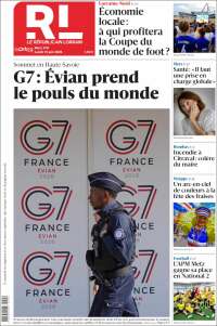 Portada de Le Republicain Lorrain (France)