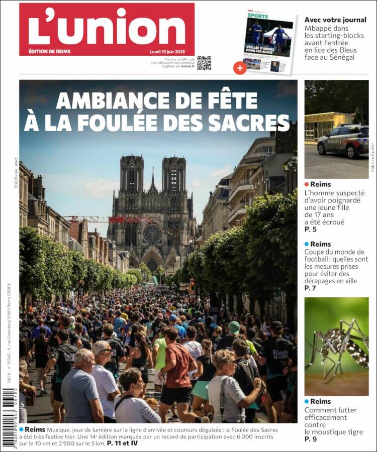 Portada de L'Union (France)