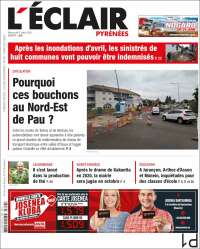 Portada de L'Eclair des Pyrénées (France)