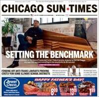 Portada de Chicago Sun-Times (USA)