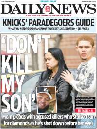 Portada de Daily News - New York (USA)