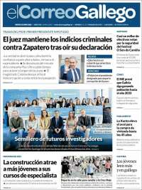 Portada de El Correo Gallego (Spain)