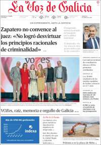 Portada de La Voz de Galicia (Spain)