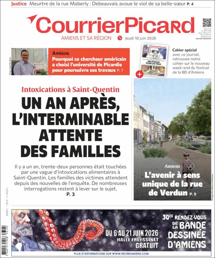 Portada de Courrier Picard (France)