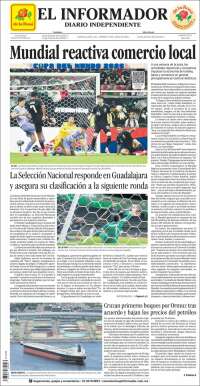 Portada de El Informador (M&eacute;xico)