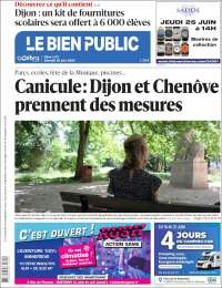 Portada de Le Bien Public (Francia)
